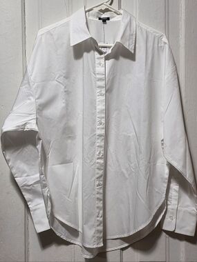 Brand New White Button Down